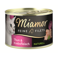 Miamor Feine Filets Naturell Thunfisch & Krebsfleisch...
