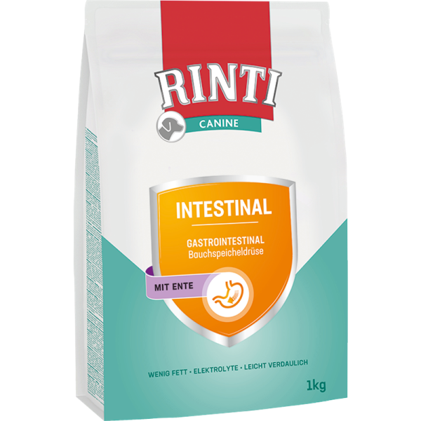 Rinti Canine Intestinal 1kg, Spezialkost für Hunde mit Ernährungsproblemen