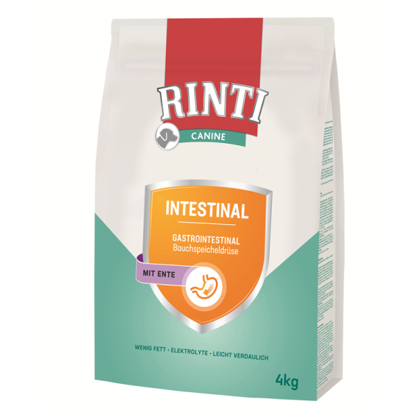 Rinti Canine Intestinal 4kg, Spezialkost für Hunde mit Ernährungsproblemen