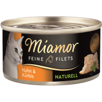 Miamor Feine Filets Naturell Huhn & Kürbis 80g,...