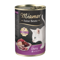 Miamor Feine Beute Ente 400g, Alleinfuttermittel für...