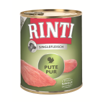 Rinti Singlefleisch Exclusive Pute Pur 800g, Vollnahrung...
