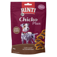 Rinti Snack Chicko Plus Leberwurstschnitte80g, Snack...