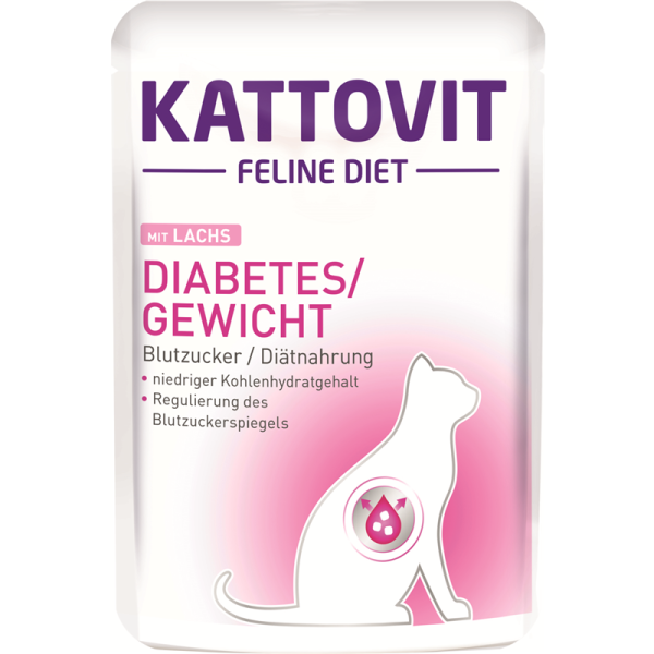 KATTOVIT Diabetes/Gewicht Lachs 85g