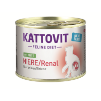 Kattovit Feline Diet Niere/Renal Pute 185g, Zur...