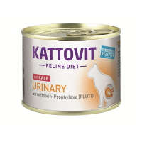 Kattovit Feline Diet Urinary Kalb 185g,...