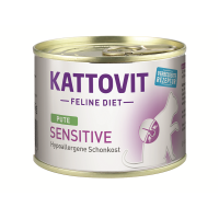Kattovit Feline Diet Sensitive Pute 185g, Für...