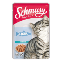 Schmusy Ragout mit Lachs in Sauce 100g,...
