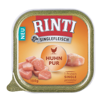 Rinti Singlefleisch Huhn Pur 150g Schale, Vollnahrung...