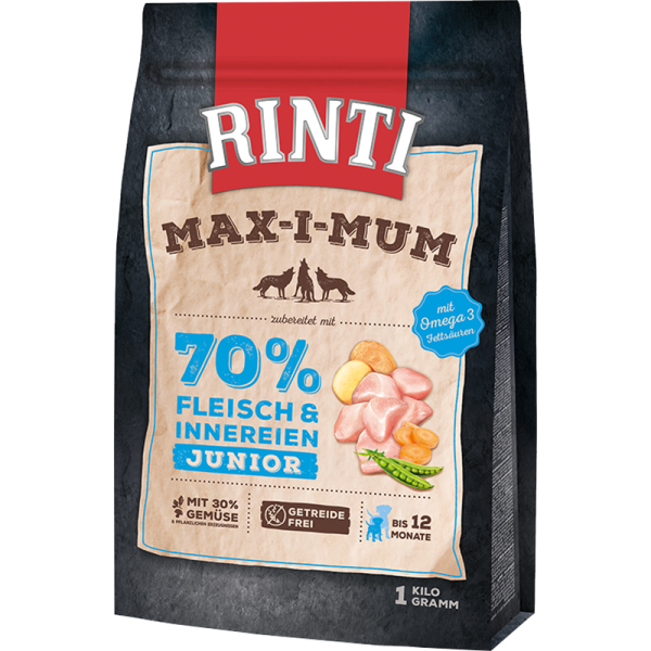 RINTI Max-I-Mum Junior Huhn 1kg, RINTI Max-I-Mum Junior Huhn 1kg