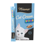 Miamor Cat Snack Junior-Cream 6x15g, Miamor Cat Cream -...