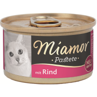 Miamor Pastete Rind 85g, Zarte Fleischpastete mit der...