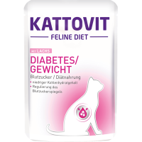 Kattovit Feline Diet Diabetes Lachs 85g, Spezielles...