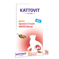 Kattovit NIERE/Renal mit Huhn Spezial-Cream 6x15g,...