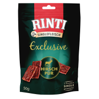 RINTI Exclusive Snack Hirsch 50g, Snack mit exklusiver...