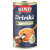 RINTI Drinke Ente 185ml, Trinksnack für Hunde