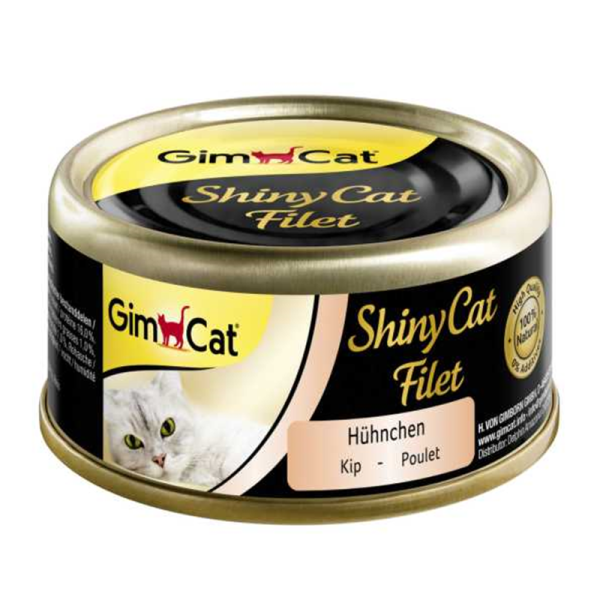 ShinyCat Filet Hühnchen 70g, Ergänzungsfutter für Katzen