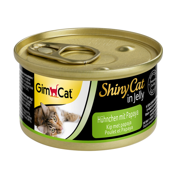 ShinyCat Hühnchen + Papaya 70g, Ergänzungsfutter für Katzen