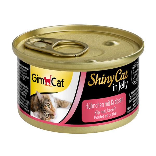 ShinyCat Hühnchen mit Krebsen 70g, Ergänzungsfutter für Katzen