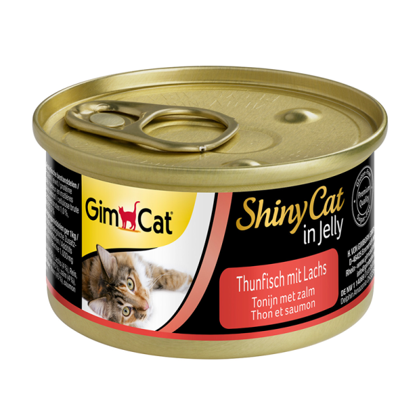 ShinyCat Thunfisch&Lachs 70g, Ergänzungsfutter für Katzen