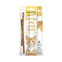 GimCat Sticks Lachs & Mango 3Stück, Snack...