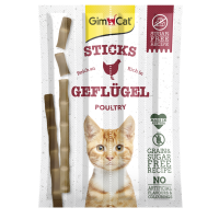 GimCat Sticks mit Geflügel & Leber, Eine extra...