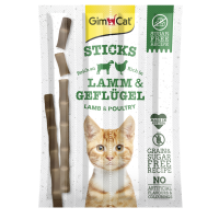 GimCat Sticks Lamm und Geflügel 4Stück, Snacks...