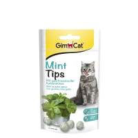 GimCat MintTips 40g, Köstliche Snacks mit...