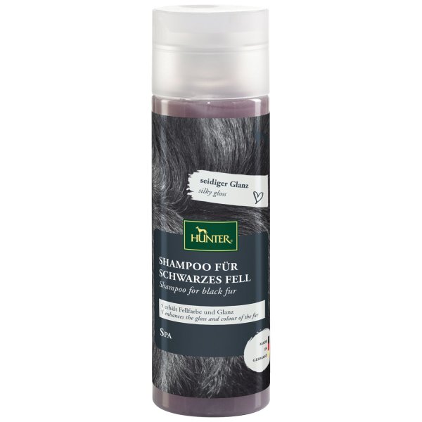 Hunter Shampoo für schwarzes Fell 200 ml, Pflege für Hunde