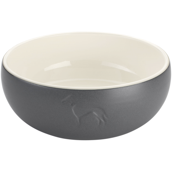 Hunter Keramik-Napf grau 310 ml, Hundezubehör
