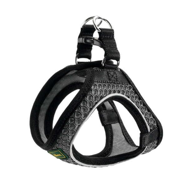 Hunter Geschirr Hilo Comfort anthrazit 33 - 36 cm / XXS - XS, Hunde Zubehör