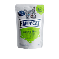 Happy Cat Pouches Meat in Sauce Adult Lamm & Leber 85g