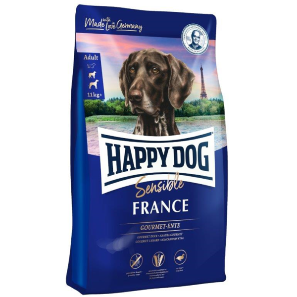Happy Dog Supreme Sensible France 1 kg, Alleinfuttermittel für Hunde