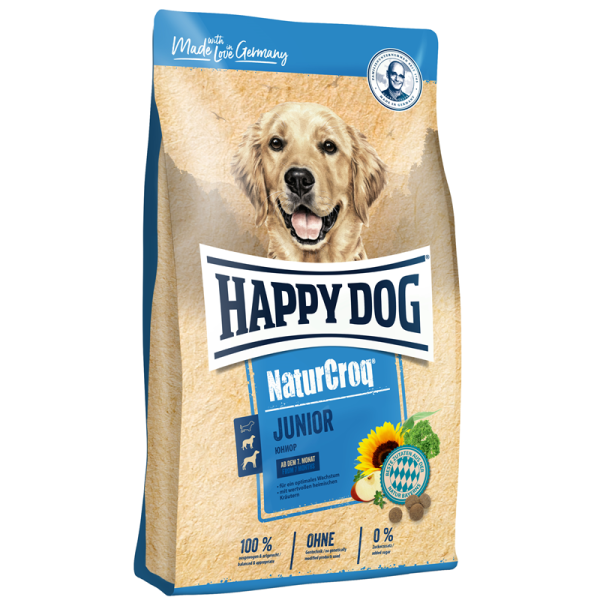 Happy Dog NaturCroq Junior 1 kg, Alleinfuttermittel für Hundewelpen