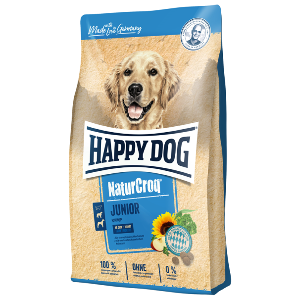 Happy Dog NaturCroq Junior 4 kg, Alleinfuttermittel für Hundewelpen