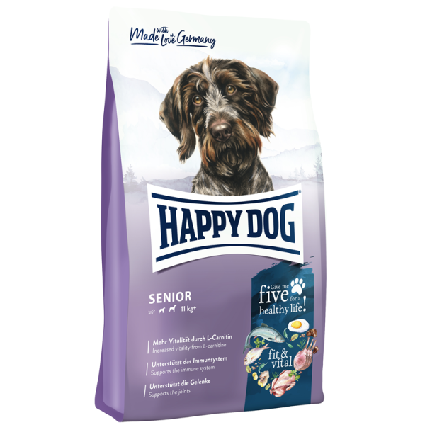 Happy Dog Supreme fit & vital Senior 12kg, Alleinfuttermittel für Hundesenioren ab 11kg