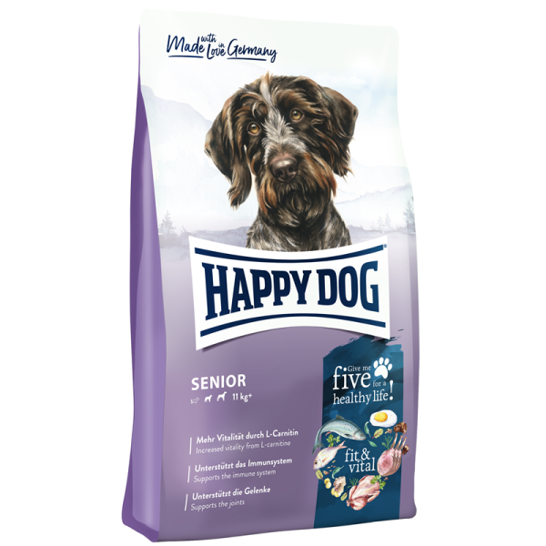 Happy Dog Supreme fit & vital Senior 1kg, Alleinfuttermittel für Hundesenioren ab 11kg