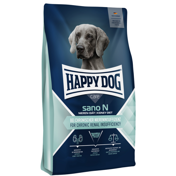 Happy Dog Supreme Care Sano N 1 kg, Alleinfuttermittel für ausgewachsene Hunde