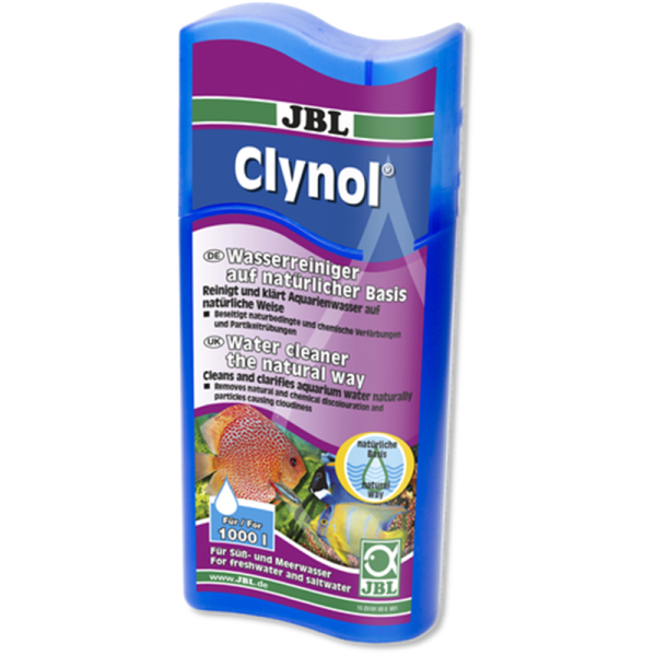 JBL Clynol 100 ml, Wasserreiniger auf natürlicher Basis. Reinigt und klärt Aquarienwasser. Für Süß- und Meerwasser und Wasserschildkröten