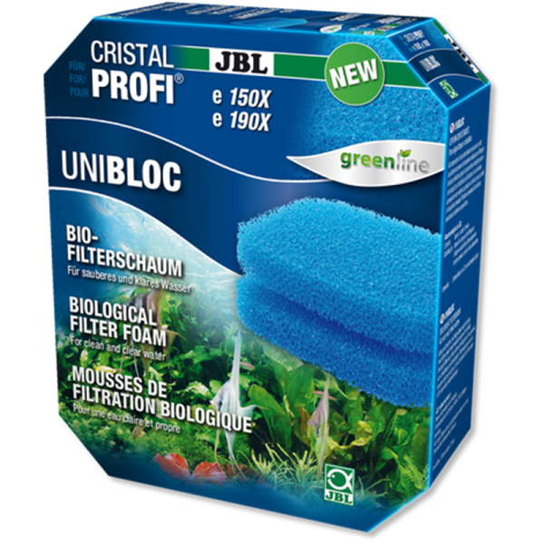 JBL CristalProfi e4/7/901-2 UniBloc, Sauberes und gesundes Wasser: Bio-Filterschaum Einsatz für die mittleren Körbe von CristalProfi e
