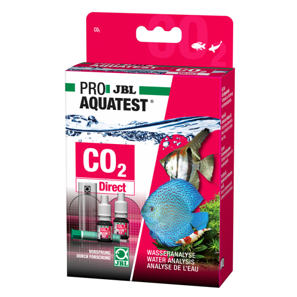 JBL PROAQUATEST CO2 Direct, Einfache & sichere Kontrolle der Wasserwerte von Aquarien. Bestimmung des optimalen CO2-Gehaltes für Süßwasseraquarien