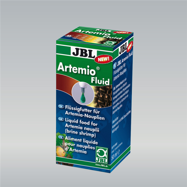 JBL ArtemioFluid 50 ml, Flüssigfutter für die Aufzucht von Lebendfutter: Phytoplankton und Nährstoffe zur Ernährung von Artemia-Krebsen