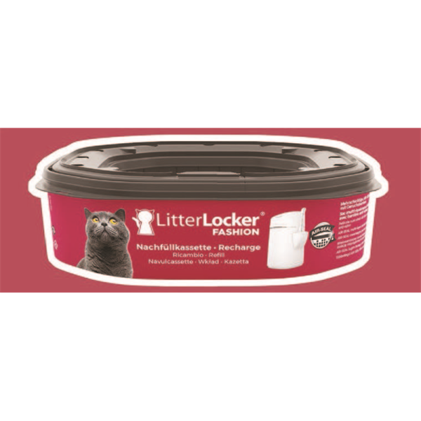 LitterLocker® Fashion Nachfüllkassette, Schlauchfolie zum Entsorgungseimer für Katzenstreu