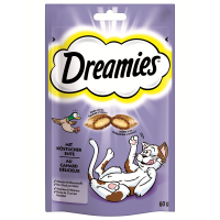 Dreamies Cat Snack mit Ente 60g, Die traumhaften...