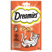 Dreamies Cat Snack mit Huhn 60g, Die traumhaften...