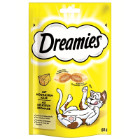 Dreamies Cat Snack mit Käse 60g, Die traumhaften...