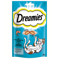 Dreamies Cat Snack mit Lachs 60g, Die traumhaften...