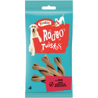 Frolic Snack Rodeo-Twistos Rind 6 Stück/110g,...