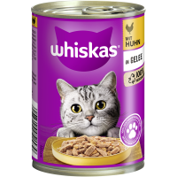 Whiskas Dose Gelee mit Huhn 400g, Alleinfuttermittel...