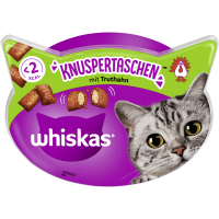 Whiskas Snack Knuspertaschen Pute 60g,...